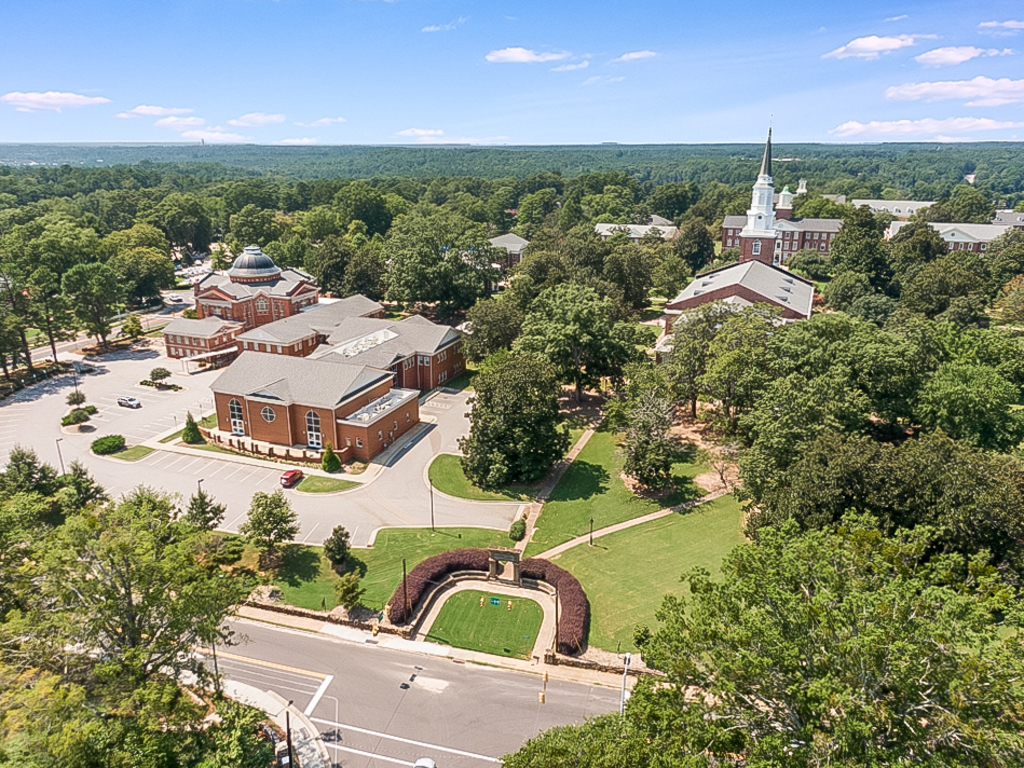 aerial view of Wake Forest Community